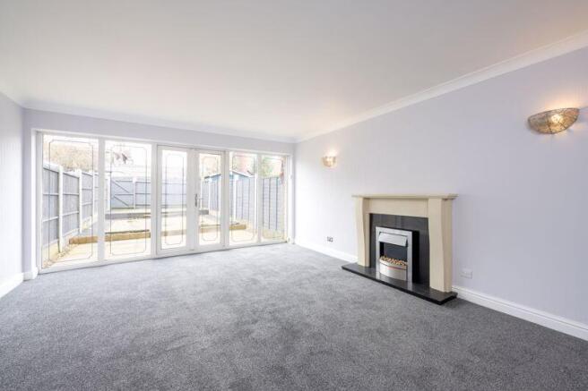 LOUNGE (REAR) with fireplace
