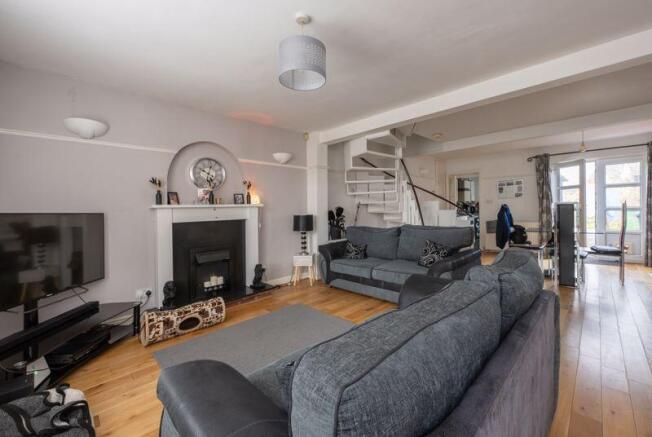 LOUNGE into DINING AREA