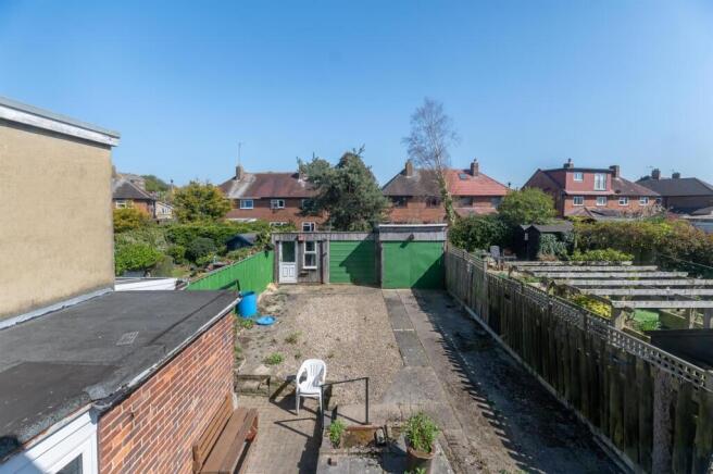 Rear Garden, Outhouse & Garage