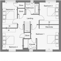 Dandara - Oaklands - The Chartwell, Home 32 floorplan