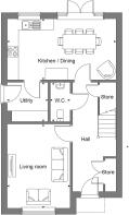 Dandara - Oaklands - The Woburn, Home 39 floorplan