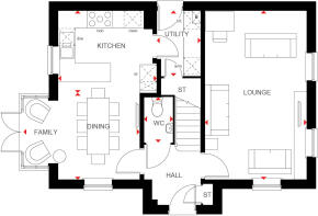 Hollinwood floor plan GF