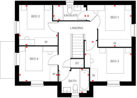 Holllinwood floor plan FF