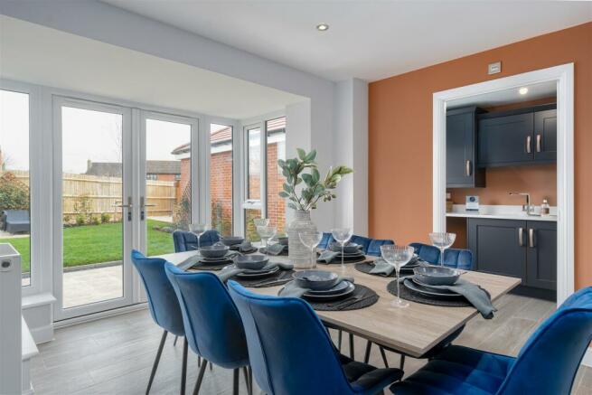 Internal view of the Skylark utility room. 4 bed home.