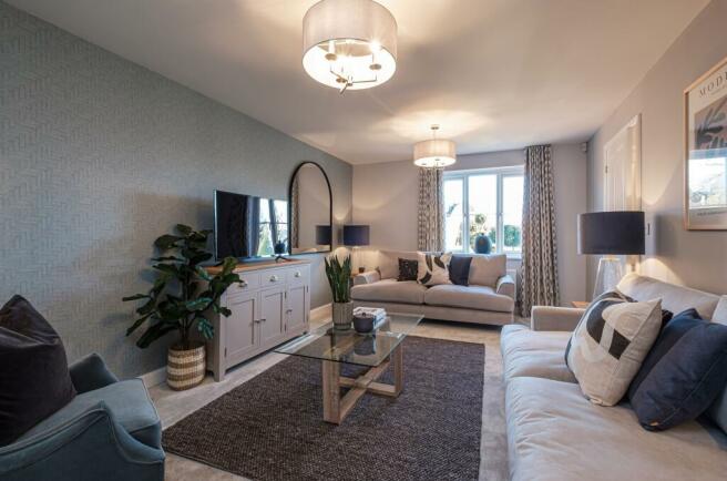 Interior view of the lounge in our 4 bed Radleigh home