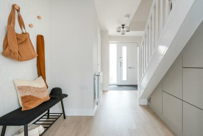 A spacious hallway for busy families