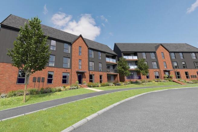 Attractive apartment buildings