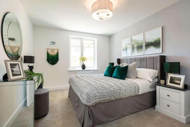 Main bedroom with space for storage