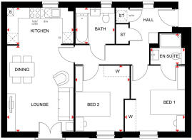 Henley Gate Chichester floor plan