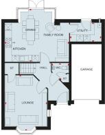 DWH Clipstone Park The Drummond ground floor floorplan