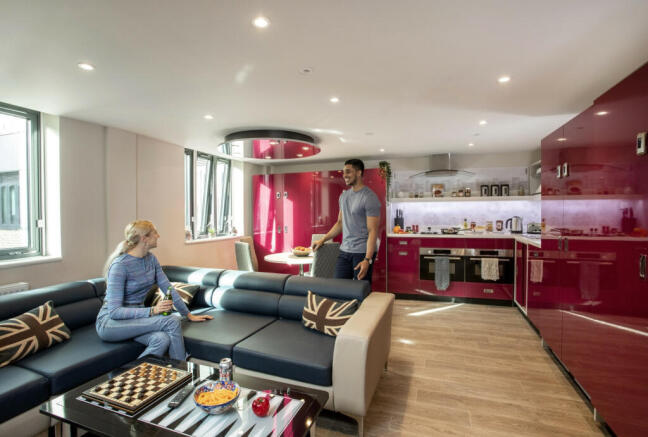 Shared kitchen/lounge