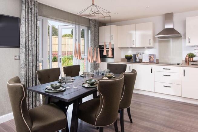 Hale open-plan kitchen dining layout