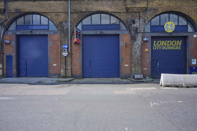 The front of an arch.