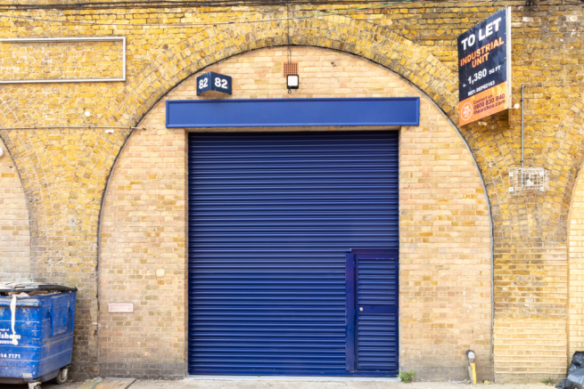 The front of an arch.