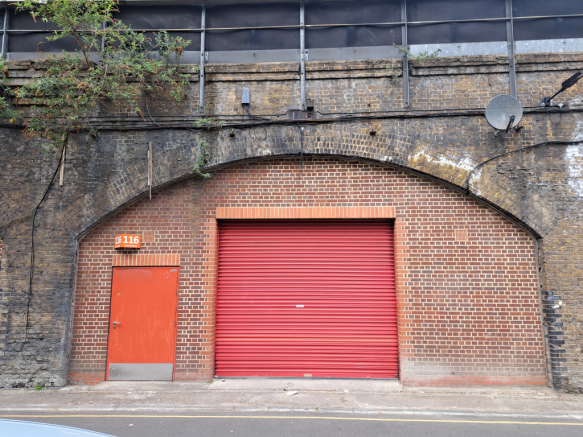 The front of an arch.