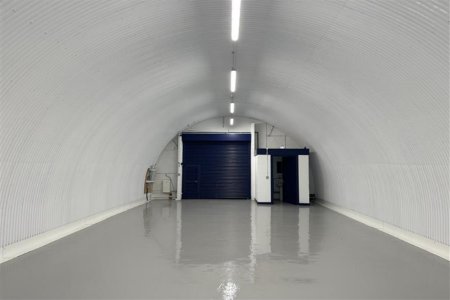 The front of an arch.