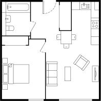 1-bed - 1B2P TYPE...