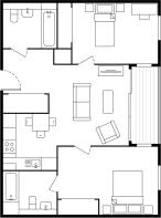 2-bed - 2B3P TYPE...