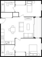 2-bed - 2B3P TYPE...