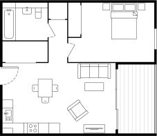 1-bed - 1b2p type...