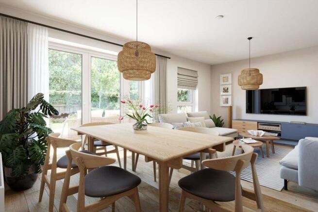 Open plan dining family area perfect for entertaining