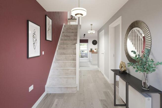 The Colford has a bright and spacious entrance hallway