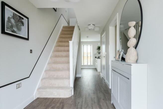 The Colford has a bright and spacious entrance hallway