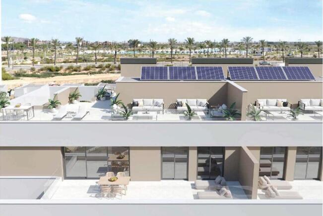 takterrasse solpanel