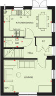 Ground floor floorplan of The Moresby