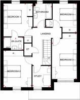 First floor floorplan of The Ascot Special