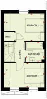 The Denford first floor floorplan