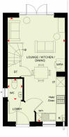 The Denford ground floor floorplan