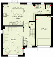 The Halton ground floor floorplan