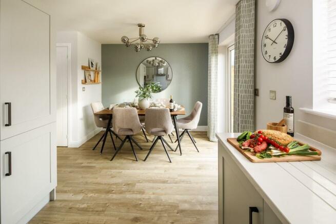 A Taylor Wimpey kitchen is easy to keep clean