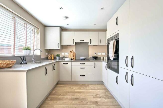Cook meals together with family in the open plan kitchen area