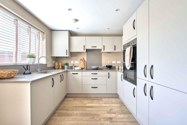 Cook meals together with family in the open plan kitchen area