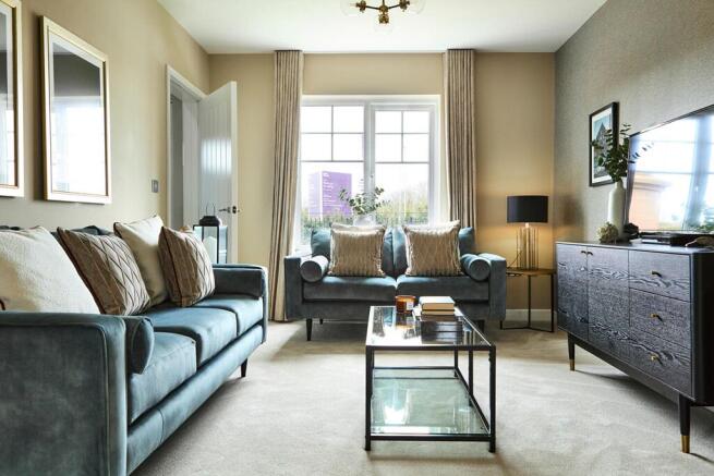 Luxurious lounge for family time