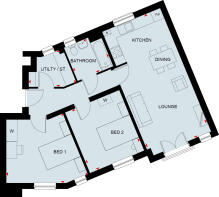 Tewksbury floor plan GF