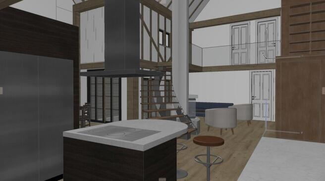 Barn 1 - Kitchen ...