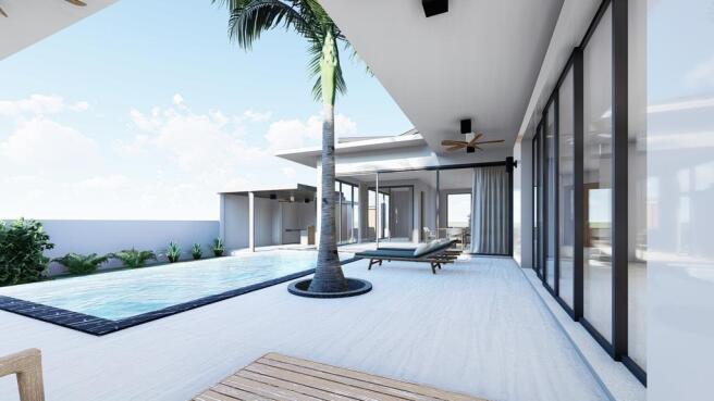 Shaded terraces 