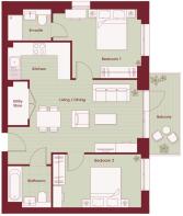 Floorplans - Plots 106, 112, 118, 124 - Marquise Residences