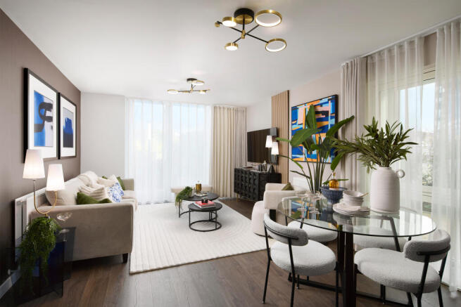 Living Area - Show Apartment