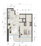 1 bedroom