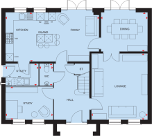 Lichfield ground floor floor plan