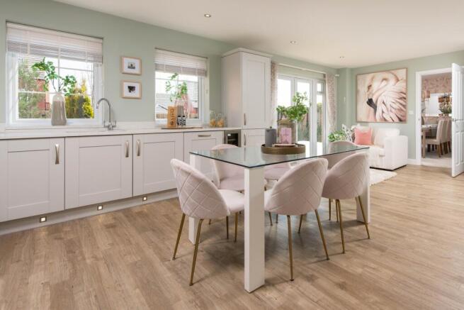 View of the kitchen in the Lichfield 5 bedroom home