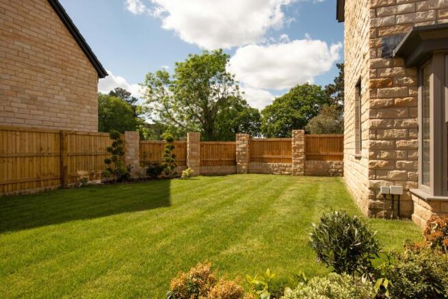 Garden at Imperial Court, Burley in Wharfedale