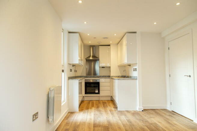 Open plan kitchen-living room 