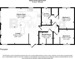 Sherwood 34 Floor plan, South Lakeland Leisure Village