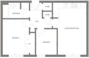 Apt H Floorplan