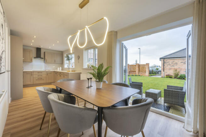 Indicative Kitchen/Dining Room, Contemporary Modern Decoration